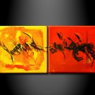 100% handmade Art deco Modern abstract oil paintings on Canvas set 09004 100% handmade Art deco Modern abstract oil paintings on Canvas set 09004