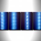 100% handmade Art deco Modern abstract oil paintings on Canvas set 09011