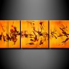 Handmade Art deco Modern abstract oil painting on Canvas set 09044