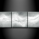 Handmade Art deco Modern abstract oil painting on Canvas set 09055