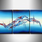 Handmade Art deco Modern abstract oil painting on Canvas set 09059 Handmade Art deco Modern abstract oil painting on Canvas set 09059