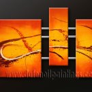 Handmade Art deco Modern abstract oil painting on Canvas set 09088