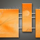 Handmade Art deco Modern abstract oil painting on Canvas set 09092