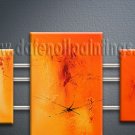 Handmade Art deco Modern abstract oil painting on Canvas set 09095