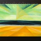 Handmade Art deco Modern abstract oil painting on Canvas set 09101