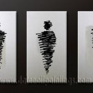 Handmade Art deco Modern abstract oil painting on Canvas set 09111