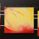 Handmade Art deco Modern abstract oil painting on Canvas set 09113
