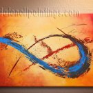 Handmade Art deco Modern abstract oil painting on Canvas set 09133