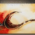 Handmade Art deco Modern abstract oil painting on Canvas set 09134