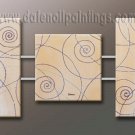 Handmade Art deco Modern abstract oil painting on Canvas set 09139 Handmade Art deco Modern abstract oil painting on Canvas set 09139