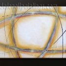 Handmade Art deco Modern abstract oil painting on Canvas set 09147