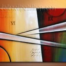 Handmade Art deco Modern abstract oil painting on Canvas set 09168