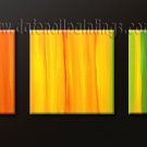 Handmade Art deco Modern abstract oil painting on Canvas set 09173
