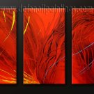 Handmade Art deco Modern abstract oil painting on Canvas set 09178