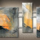 Handmade Art deco Modern abstract oil painting on Canvas set 09189
