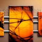 Handmade Art deco Modern abstract oil painting on Canvas set 09197