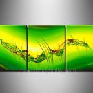 Handmade Art deco Modern abstract oil painting on Canvas set 09201