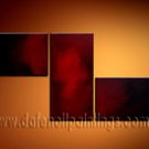 Handmade Art deco Modern abstract oil painting on Canvas set 09209