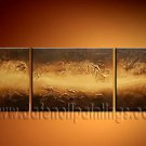 Handmade Art deco Modern abstract oil painting on Canvas set 09212