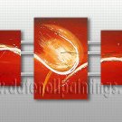 Handmade Art deco Modern abstract oil painting on Canvas set 09215