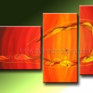 Handmade Art deco Modern abstract oil painting on Canvas set 09220