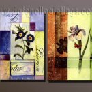 100% handmade Art deco Modern abstract oil paintings on Canvas set10002