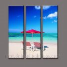 100% handmade Art deco Modern seacoast oil paintings on Canvas set10027