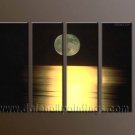 Modern Contemporary oil paintings on Canvas seascape painting set10053