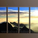 Modern Contemporary oil paintings on Canvas sunrise painting set10108