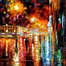 Modern impressionism palette knife oil painting on canvas kp003