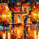 Modern impressionism palette knife oil painting on canvas kp004