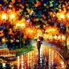 Modern impressionism palette knife oil painting on canvas kp005