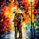 Modern impressionism palette knife oil painting on canvas kp007