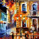 Modern impressionism palette knife oil painting on canvas kp010