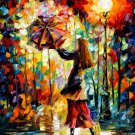 Modern impressionism palette knife oil painting on canvas kp012