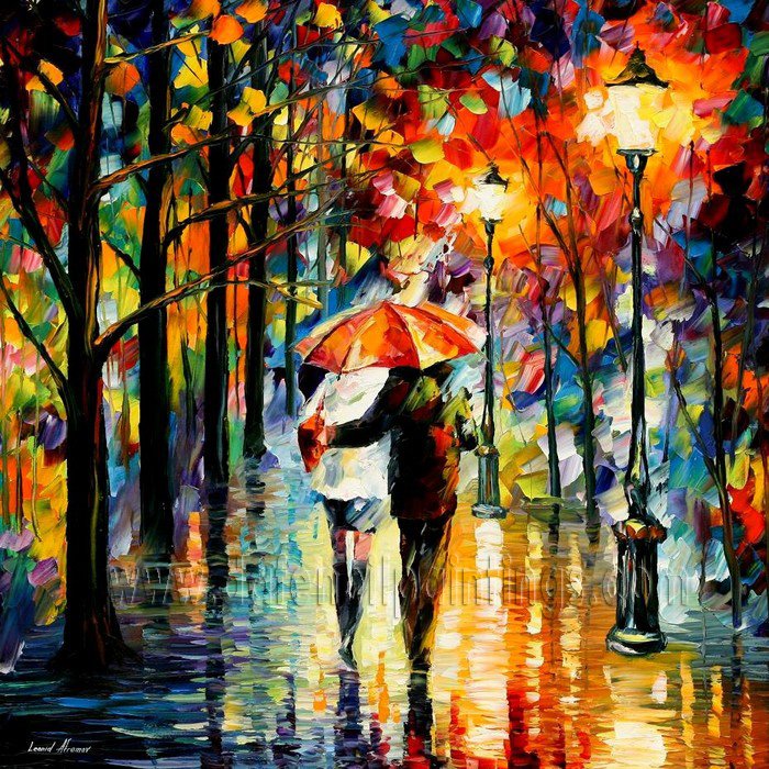 Modern impressionism palette knife oil painting on canvas kp013