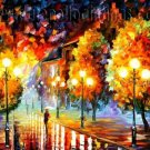 Modern impressionism palette knife oil painting on canvas kp016