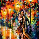 Modern impressionism palette knife oil painting on canvas kp017