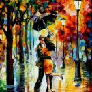 Modern impressionism palette knife oil painting on canvas kp024