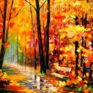 Modern impressionism palette knife oil painting on canvas kp026