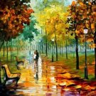 Modern impressionism palette knife oil painting on canvas kp027