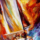 Modern impressionism palette knife oil painting on canvas kp033