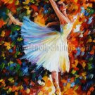 Modern impressionism palette knife oil painting on canvas kp035