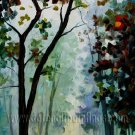 Modern impressionism palette knife oil painting on canvas kp037
