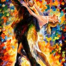 Modern impressionism palette knife oil painting on canvas kp038