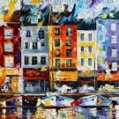 Modern impressionism palette knife oil painting on canvas kp040
