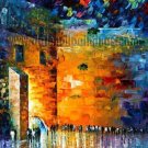 Modern impressionism palette knife oil painting on canvas kp041
