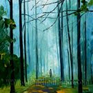 Modern impressionism palette knife oil painting on canvas kp043