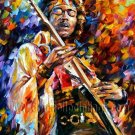Modern impressionism palette knife oil painting on canvas kp046