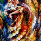 Modern impressionism palette knife oil painting on canvas kp048